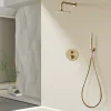 Imex Colonne de Douche Encastrée Thermostatique Anti-Calcaire Or Brossé MONZA GTD038/OC