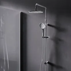 Colonne De Douche Sans Robinetterie|Am.Pm Europe Colonne de douche et bain baignoire sans robinet, Système de douche Chromé F07TA000 Hit AM.PM