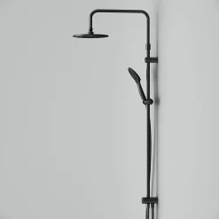 Colonne De Douche Sans Robinetterie|Am.Pm Europe Colonne de douche et bain baignoire sans robinet Gem Noir F0790022 AM.PM