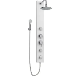 Cooke & Lewis Colonne de douche hydromassante mécanique Halola