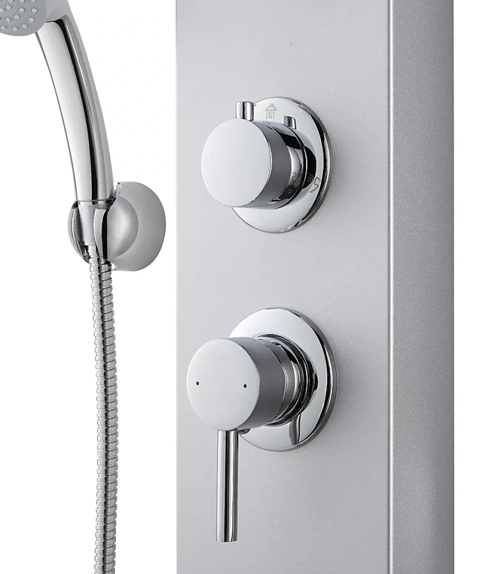 Cooke & Lewis Colonne de douche hydromassante mécanique Halola
