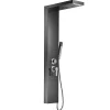 Saniverre Colonne de douche hydromassante KALY 4 jets Noir -