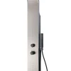 Colonne De Douche Hydromassante|Essebagno Colonne de douche hydromassante thermostatique avec pommeau + douchette + flexible finition gun metal, Esseflat