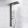 Colonne De Douche Hydromassante|Laneri Colonne de douche hydromassage avec trois fonctions en acier brillant