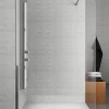 Laneri Colonne de douche hydromassage avec quatre fonctions en acier Inox brossé
