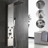 Auralum Max Colonne de Douche Hydromassante Panneau de douche Chromé en Inox Laiton Murale Système de Douche Digitale Multifonctionnel