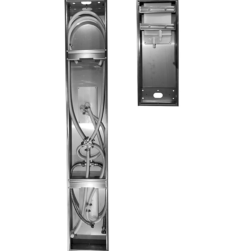 Saniverre Colonne de douche hydromassante ZENY 3 jets Gris / Argent -