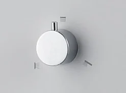 Colonne De Douche Hydromassante|Essebagno Colonne de douche hydromassante mécanique avec pommeau + douchette + flexible blanc Esseflat