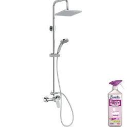 Jacob Delafon Colonne de douche mécanique Colette + nettoyant Briochin