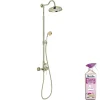 Colonne De Douche Mécanique|Jacob Delafon Colonne de douche Cléo 1889 Or beige + nettoyant Briochin