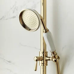 Colonne De Douche Mécanique|Jacob Delafon Colonne de douche Cléo 1889 Or beige + nettoyant Briochin