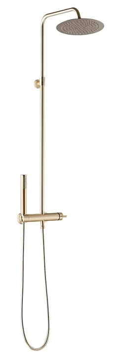 Essebagno Colonne de douche mécanique, doré, Luisa 250