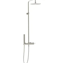Colonne De Douche Mécanique|Essebagno Colonne de douche mécanique façon inox Luisa