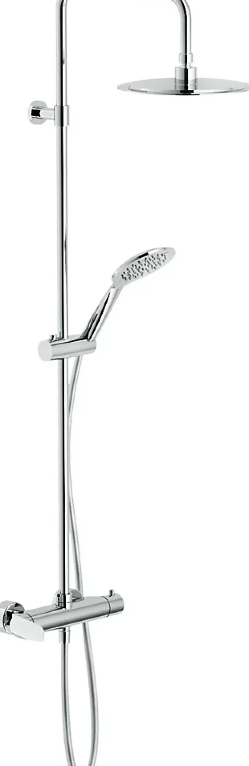 Colonne De Douche Mécanique|Nobili Colonne de douche mécanique chromé - pomme de douche diam. 24 cm