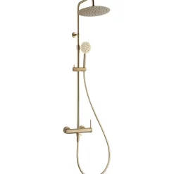 Essebagno Colonne de douche mécanique or brossé 250 Lollipop II