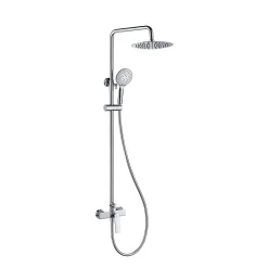 Colonne De Douche Mécanique|Poalgi Colonne de douche mécanique avec barre extensible SKY BATH chromé série GLORY