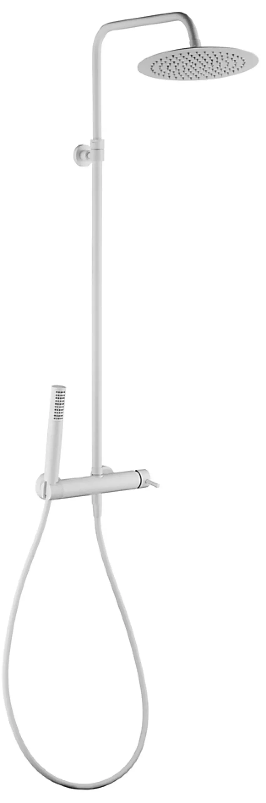 Essebagno Colonne de douche mécanique, blanc, Luisa 250
