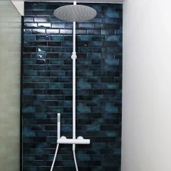 Essebagno Colonne de douche mécanique, blanc, Luisa 250