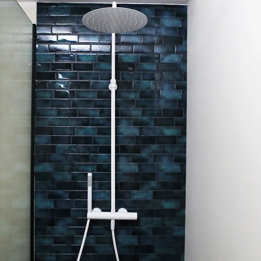 Essebagno Colonne de douche mécanique, blanc, Luisa 250