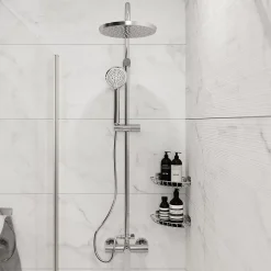 GoodHome Colonne de douche mécanique Cavally
