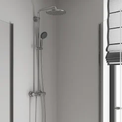 Colonne De Douche Mécanique|Grohe Colonne de douche mécanique chrome Vitalio Start 250