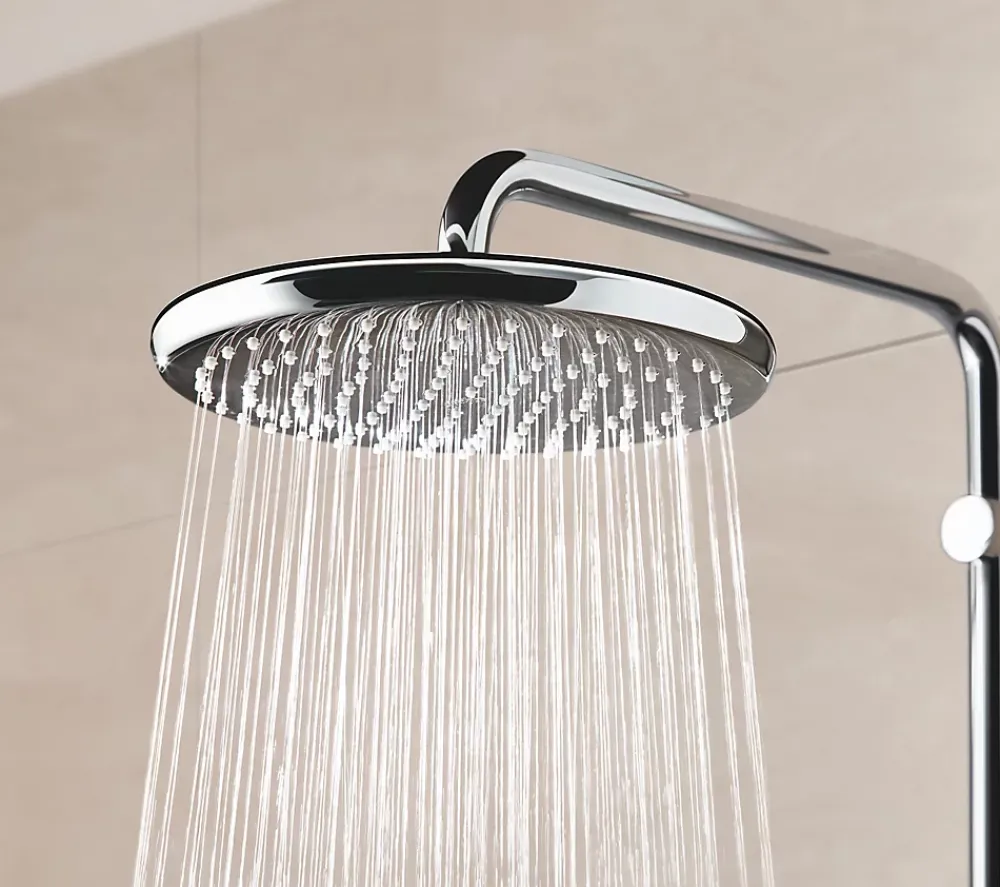 Colonne De Douche Mécanique|Grohe Colonne de douche mécanique chrome Vitalio Start 250