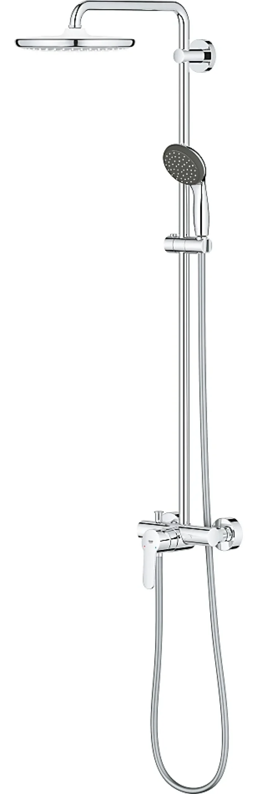 Colonne De Douche Mécanique|Grohe Colonne de douche mécanique chrome Vitalio Start 250