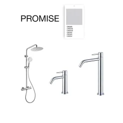 Poalgi Colonne de douche mécanique avec barre extensible SKY BATH chromé série PROMISE