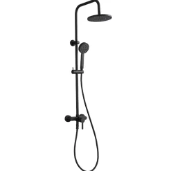 Essebagno Colonne de douche mécanique noire Target