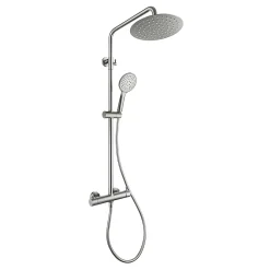 Poalgi Colonne de douche mécanique avec barre extensible SKY BATH nickel brossé PVD série PROMISE