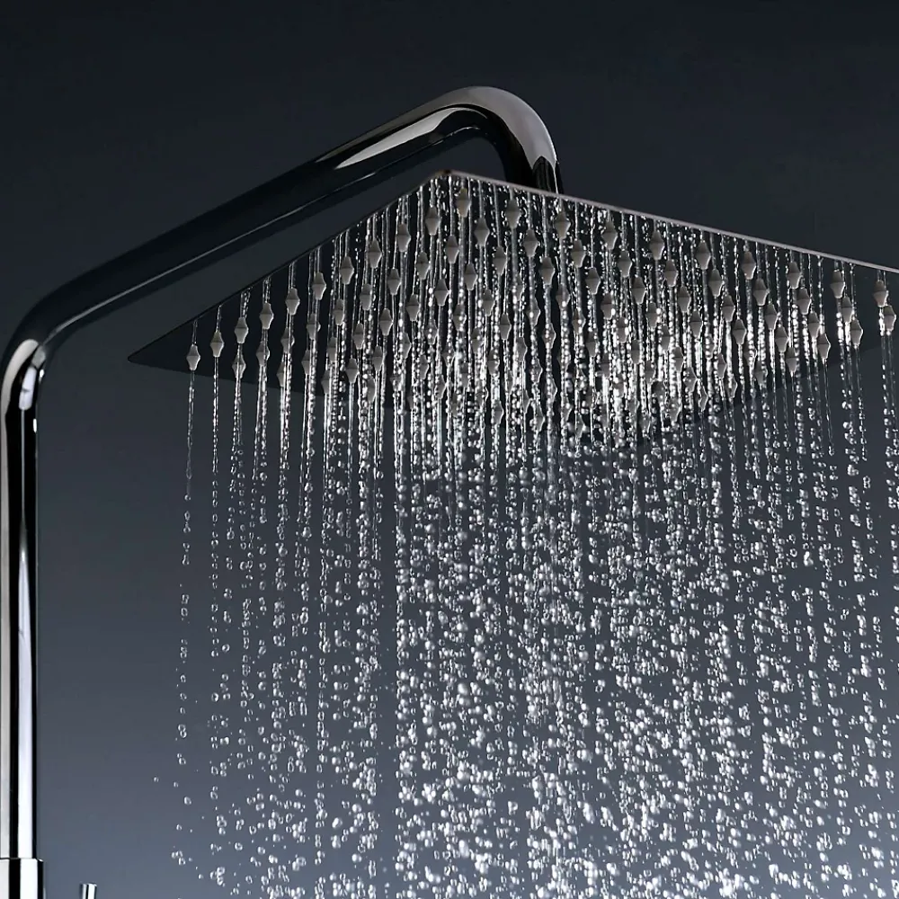Poalgi Colonne de douche mécanique avec barre extensible SKY BATH chromé série INFINITE