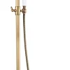 Colonne De Douche Mécanique|Edouard Rousseau Colonne de douche mécanique avec pommeau + douchette 1 jet + flexible + barre réglable, vieux bronze, Byron