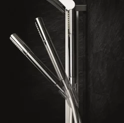Drop Colonne de Douche Mitigeur Thermostatique IDEA2 Aluminium Anodisé