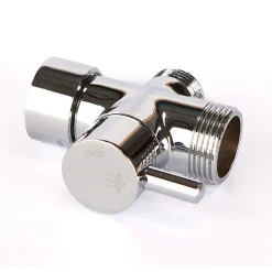 Colonne De Douche Mécanique|Kibath Colonne de douche monocommande ronde SIX, 79-125 cm, finition chrome poli, en laiton