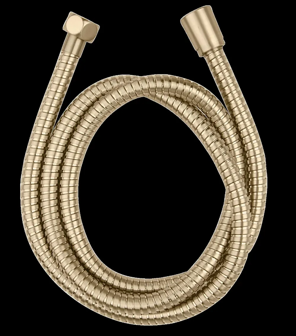 Colonne De Douche Sans Robinetterie|Wenko Colonne de douche sans robinetterie avec douchette + pomme de tête + barre réglable + flexible, doré, Young Line