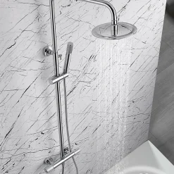 Colonne De Douche Thermostatique|Imex Colonne de Douche Thermostatique Anti-Calcaire Chrome MONZA BTD038