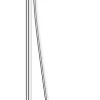 Hansgrohe Colonne de douche thermostatique avec pommeau + douchette 3 jets + flexible + barre réglable, chrome, Waterforms 220