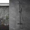 Imex Colonne de Douche Thermostatique Anti-Calcaire Black Gun Métal NAPOLES BTN047/BGM