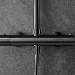 Imex Colonne de Douche Thermostatique Anti-Calcaire Black Gun Métal NAPOLES BTN047/BGM