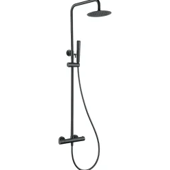 Imex Colonne de Douche Thermostatique Anti-Calcaire Black Gun Métal NAPOLES BTN047/BGM