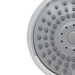 Schulte Colonne de douche thermostatique avec pommeau + douchette + flexible + barre réglable, coloris chrome, Rain