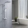 Homelody Colonne de Douche Thermostatique Ensemble de Douche Corps en Laiton Hauteur Réglable 855-1105mm Système de Douche