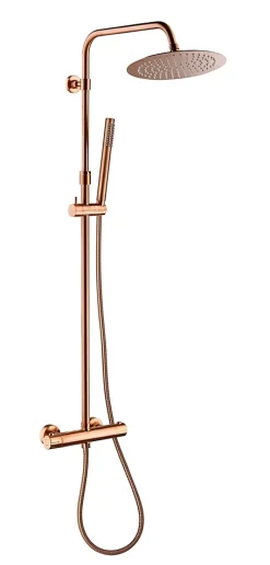 Colonne De Douche Thermostatique|Essebagno Colonne de douche thermostatique, cuivré, Luisa 250