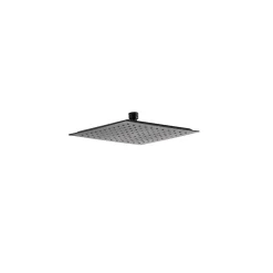 GoodHome Colonne de douche thermostatique avec pomme de tête, douchette et flexible, noir mat, Kozo