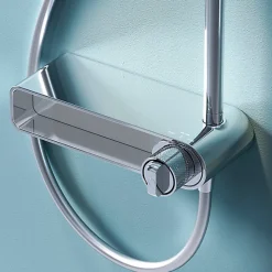 Colonne De Douche Thermostatique|Am.Pm Europe Colonne de douche thermostatique, avec mitigeur thermostatique Système de douche avec robinet Chrome, F0785A600 X-Joy AM.PM