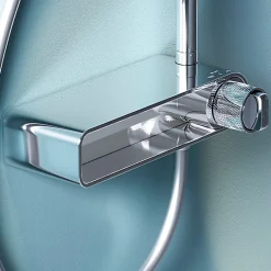 Colonne De Douche Thermostatique|Am.Pm Europe Colonne de douche thermostatique, avec mitigeur thermostatique Système de douche avec robinet Chrome, F0785A600 X-Joy AM.PM