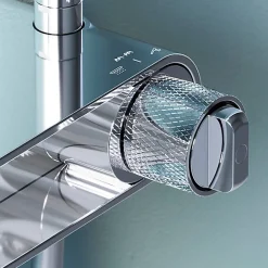 Colonne De Douche Thermostatique|Am.Pm Europe Colonne de douche thermostatique, avec mitigeur thermostatique Système de douche avec robinet Chrome, F0785A600 X-Joy AM.PM
