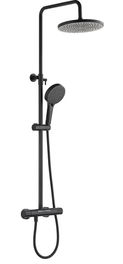 Edouard Rousseau Colonne de douche thermostatique noire XL, Ekogest
