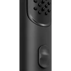 Colonne De Douche Thermostatique|GoodHome Colonne de douche thermostatique avec pommeau, douchette 2 jets, flexible, barre réglable, noir, Levanna