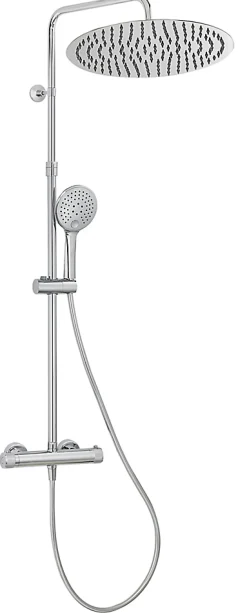 MTK Colonne de douche thermostatique chromée XL Deluxe 400